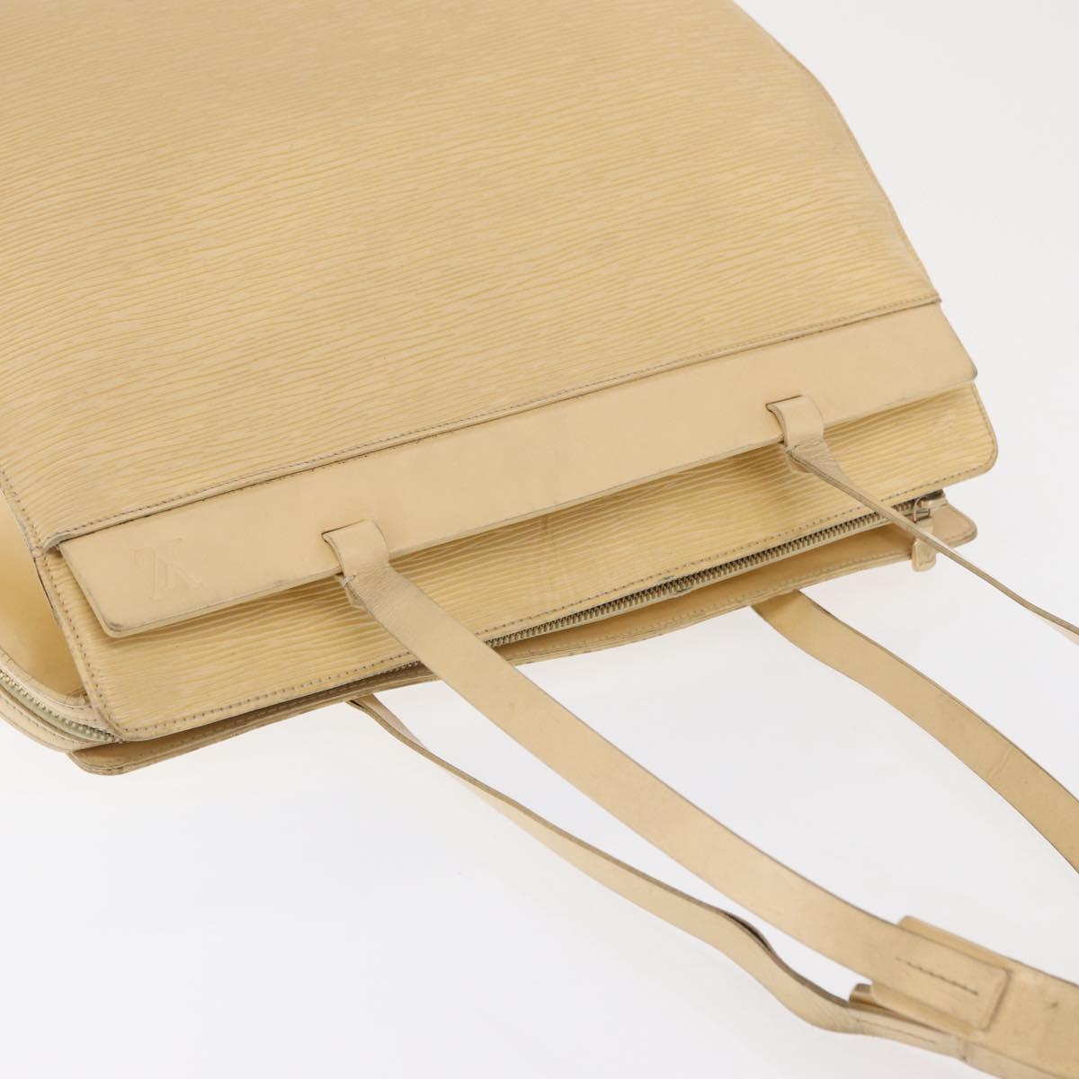 LOUIS VUITTON Epi Croisette GM Tote Bag Vanilla M5250A LV Auth ka2190