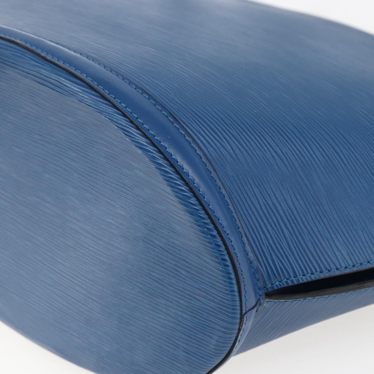LOUIS VUITTON Epi Saint Jacques Shopping Shoulder Bag Blue M52275 LV Auth ka2194