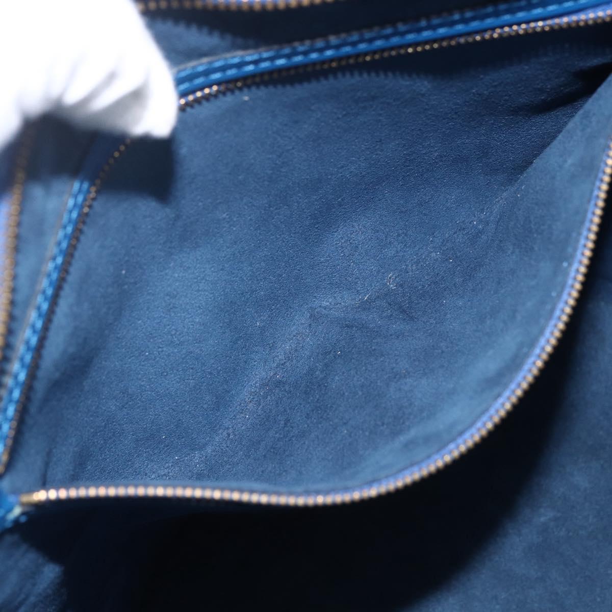 LOUIS VUITTON Epi Saint Jacques Shopping Shoulder Bag Blue M52275 LV Auth ka2194