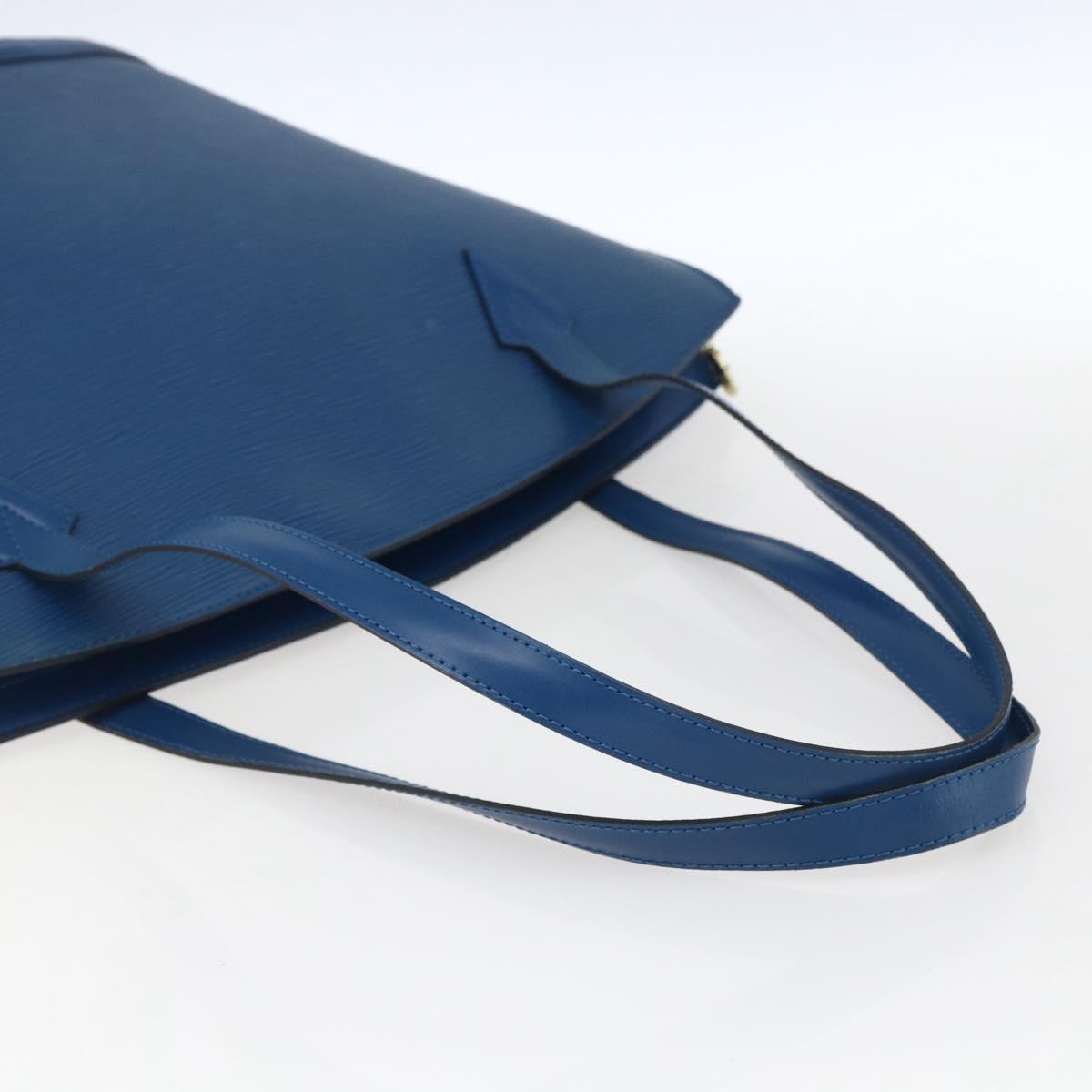 LOUIS VUITTON Epi Saint Jacques Shopping Shoulder Bag Blue M52275 LV Auth ka2194