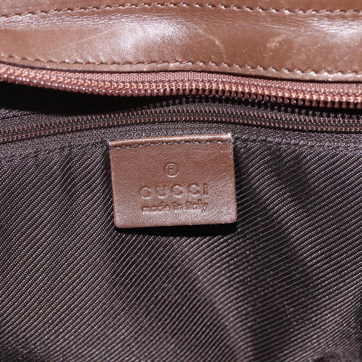 GUCCI GG Canvas Tote Bag Beige 002 1119 Auth ka2196