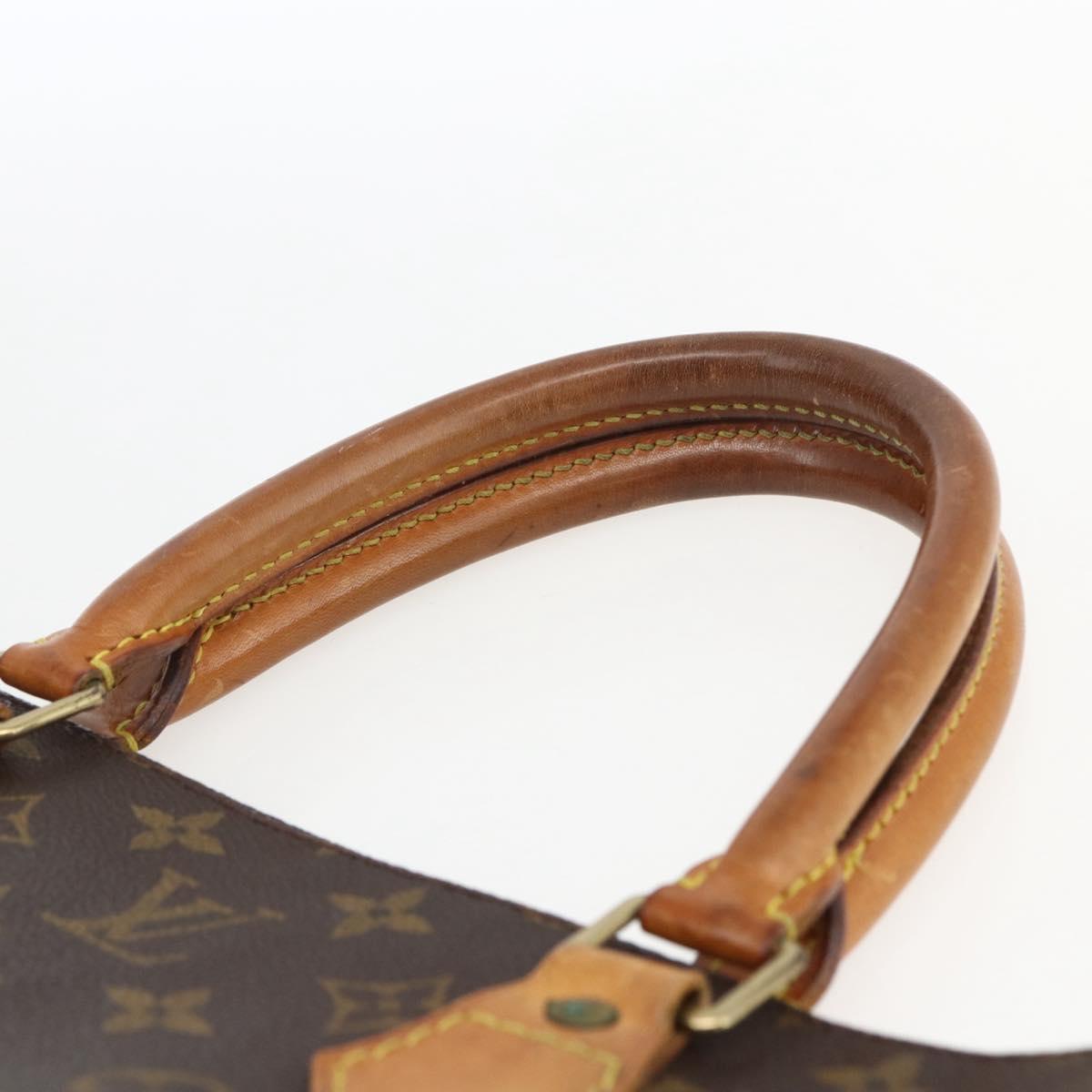 LOUIS VUITTON Monogram Sac Plat Hand Bag M51140 LV Auth ka2202
