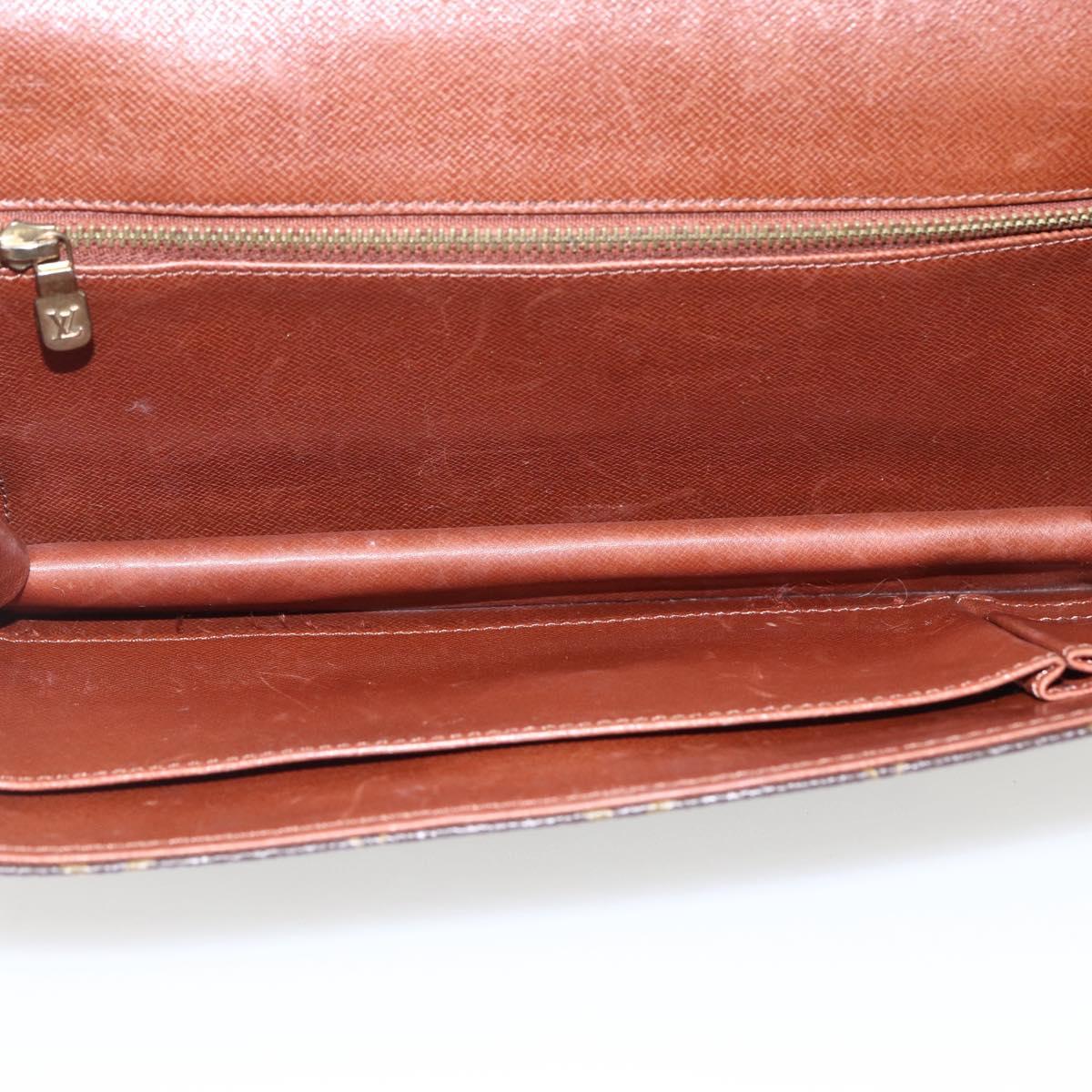 LOUIS VUITTON Monogram Pochette Dam GM Clutch Bag M51810 LV Auth ka2206