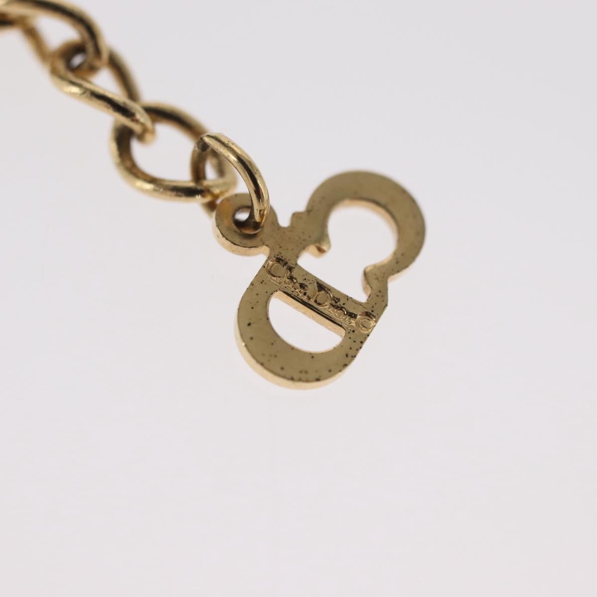 Christian Dior Necklace metal Gold Tone Auth ka2210