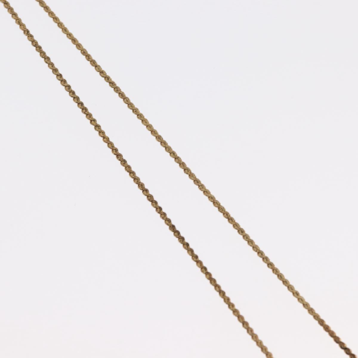 Christian Dior Necklace metal Gold Tone Auth ka2221