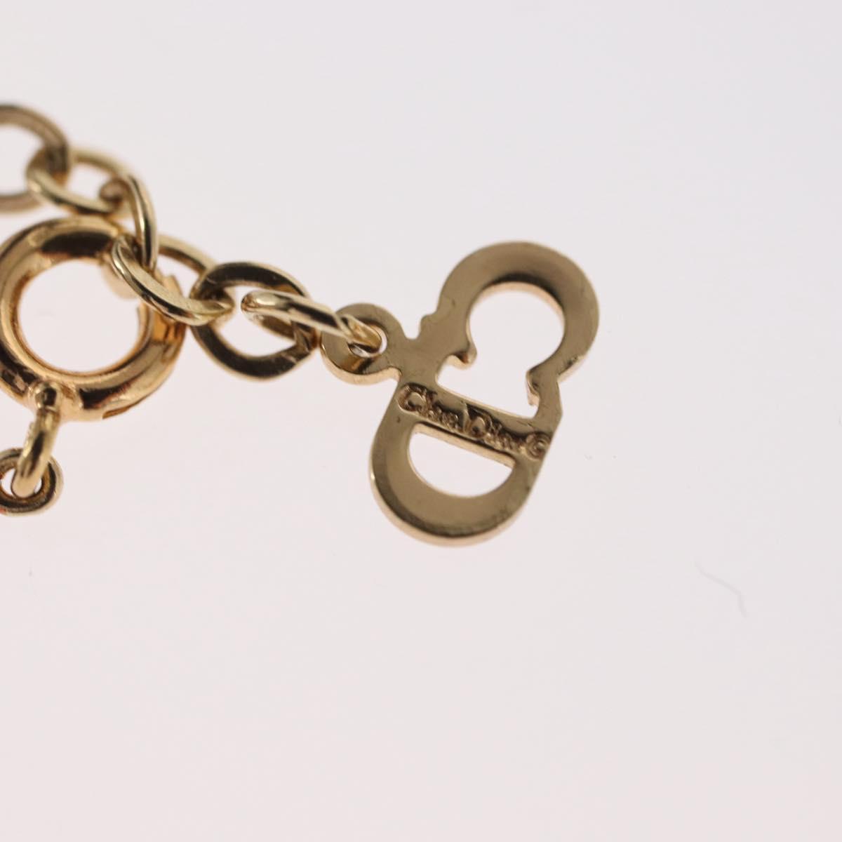 Christian Dior Necklace metal Gold Tone Auth ka2224