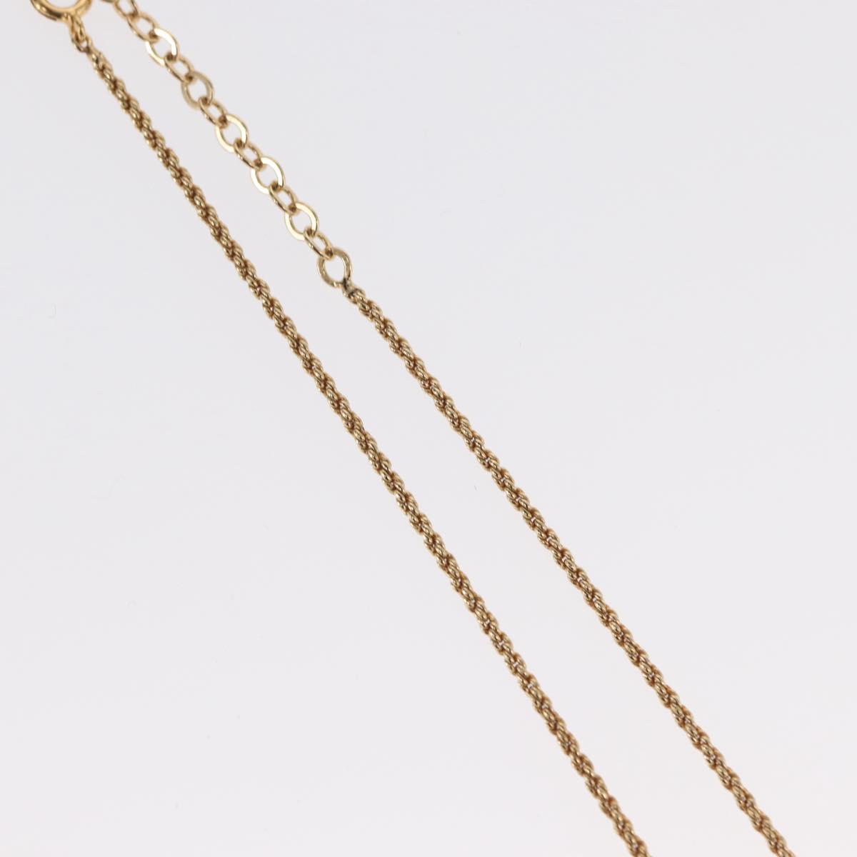 Christian Dior Necklace metal Gold Tone Auth ka2224
