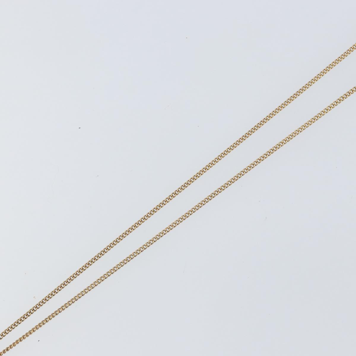 Christian Dior Necklace metal Gold Tone Auth ka2226