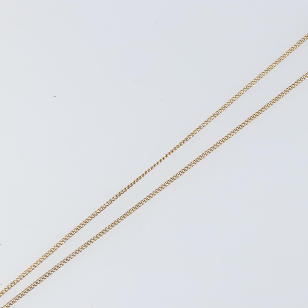 Christian Dior Necklace metal Gold Tone Auth ka2226