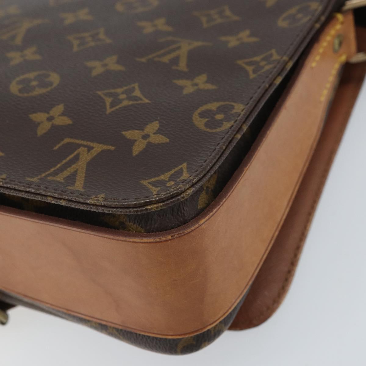 LOUIS VUITTON Monogram Cartouchiere GM Shoulder Bag M51252 LV Auth ka2233