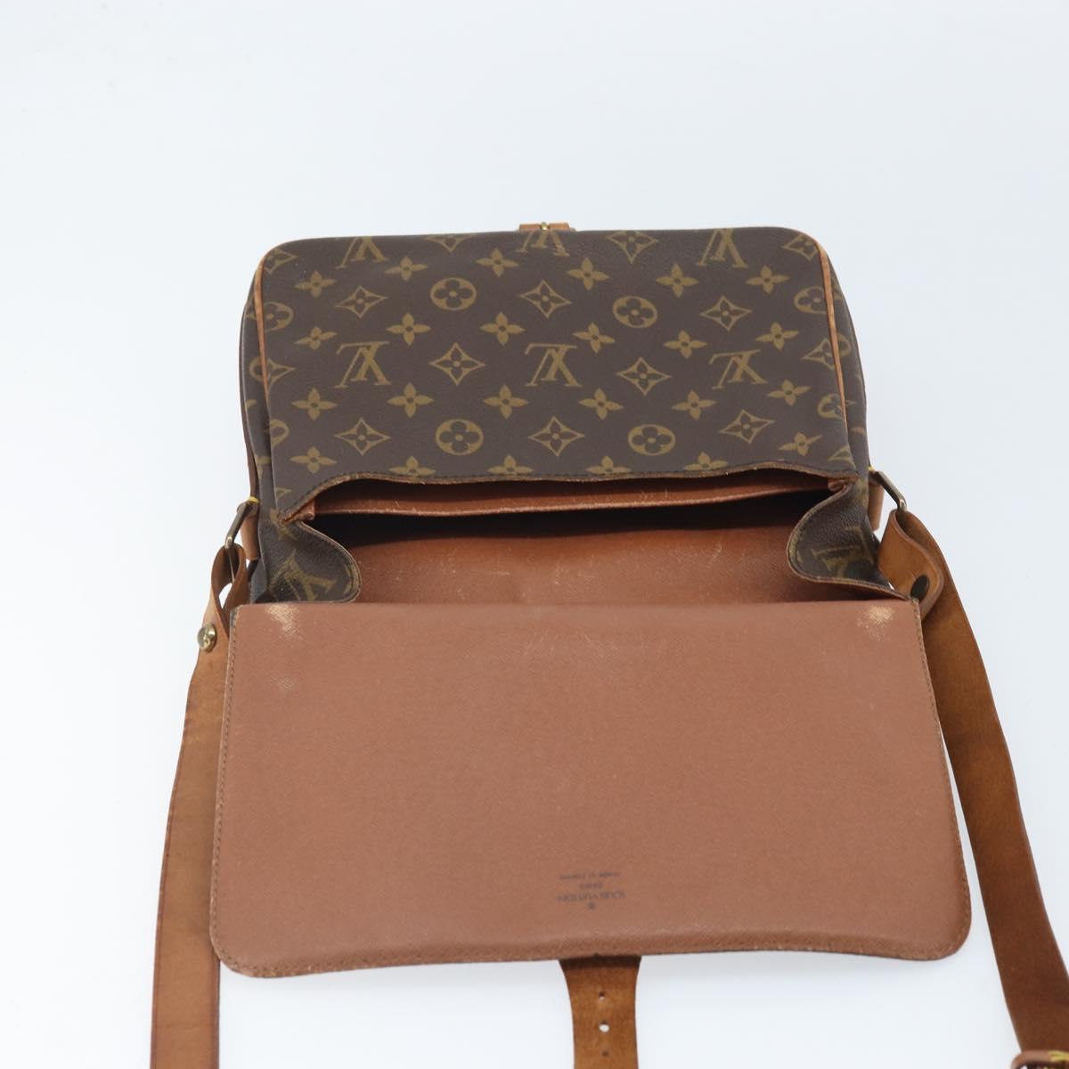 LOUIS VUITTON Monogram Cartouchiere GM Shoulder Bag M51252 LV Auth ka2233