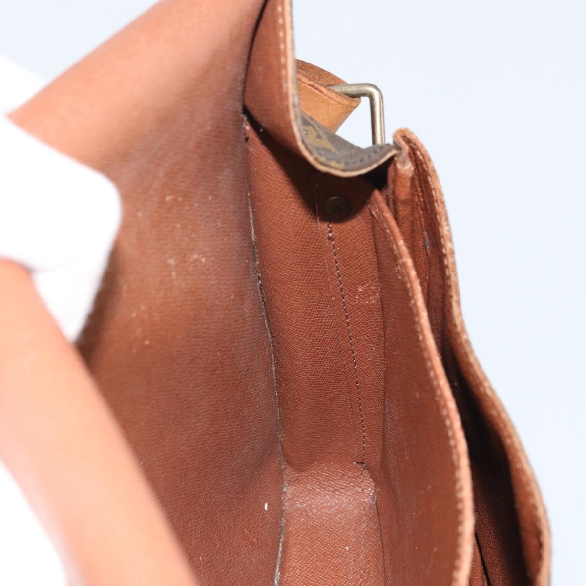 LOUIS VUITTON Monogram Cartouchiere GM Shoulder Bag M51252 LV Auth ka2233