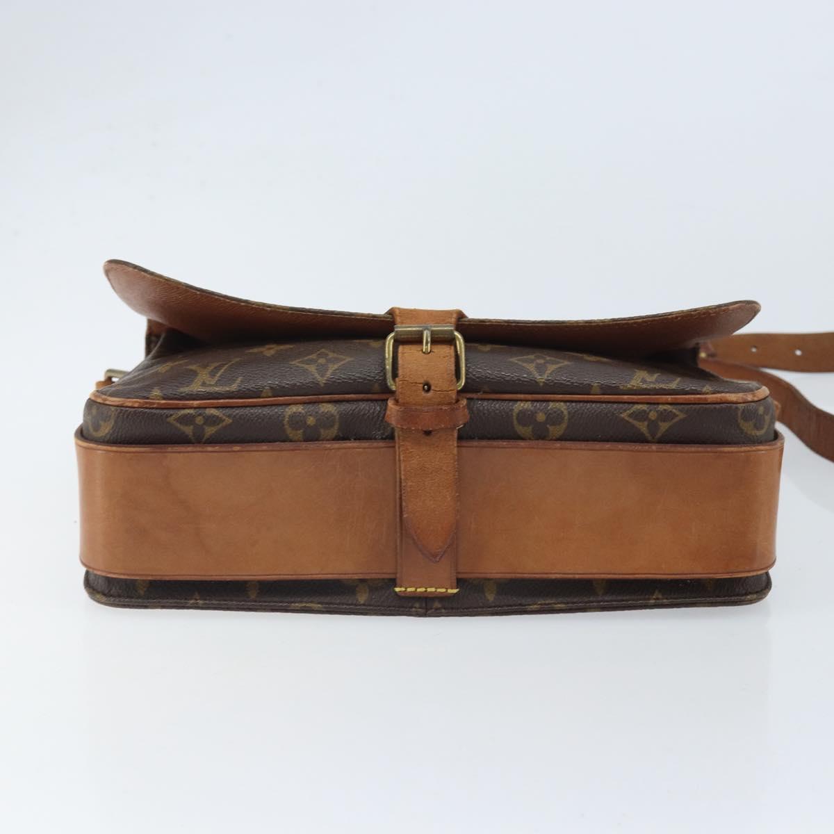 LOUIS VUITTON Monogram Cartouchiere GM Shoulder Bag M51252 LV Auth ka2233