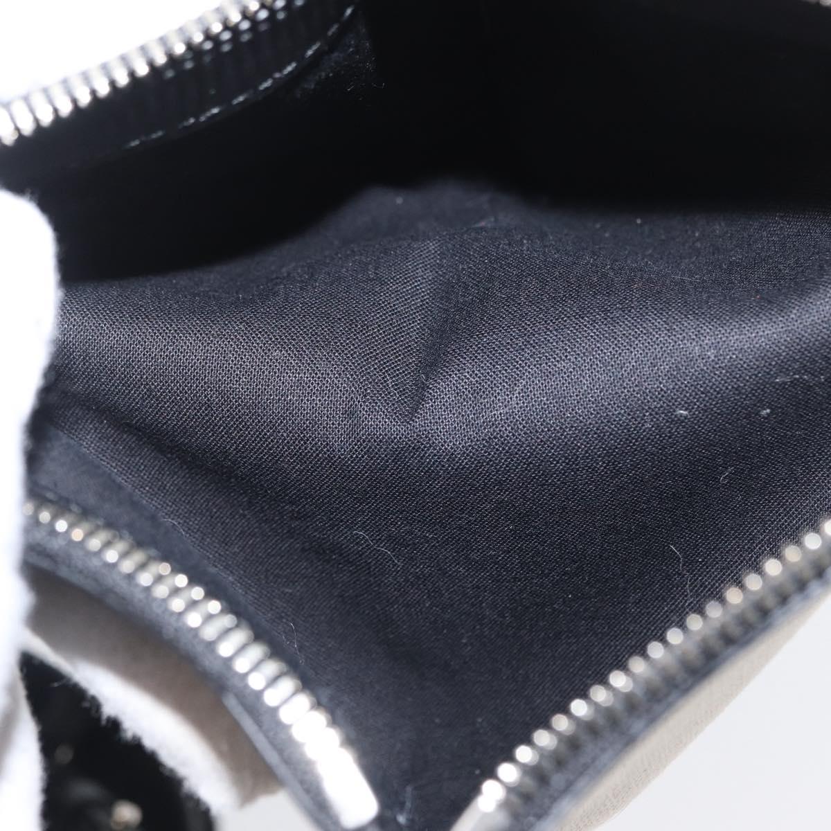 BALENCIAGA Cabas S Tote Bag Canvas Black White 339933 Auth ka2236