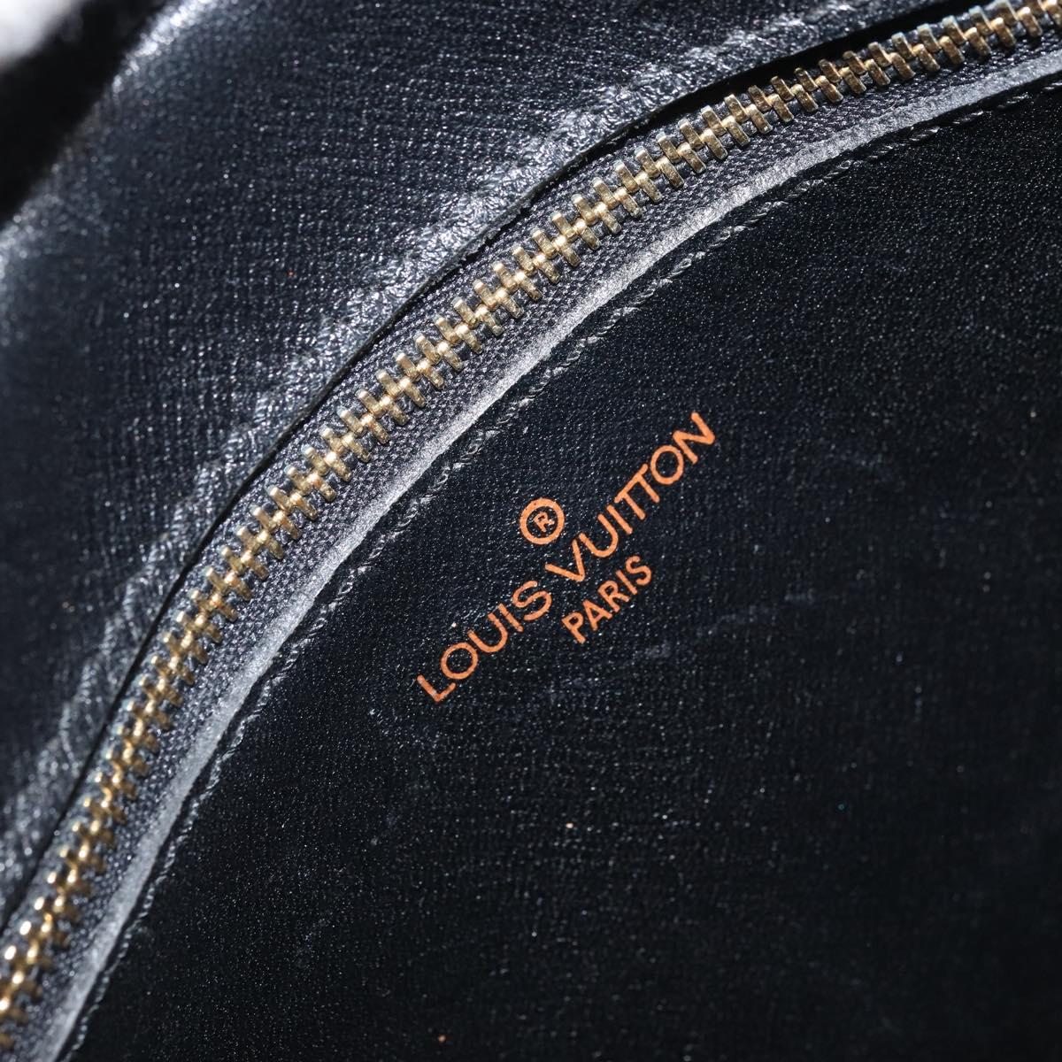 LOUIS VUITTON Epi Jeune Fille MM Shoulder Bag Black M52152 LV Auth ka2241