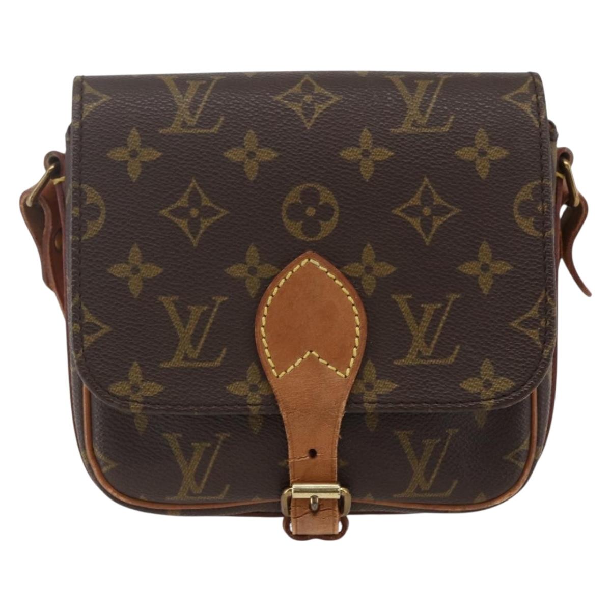 LOUIS VUITTON Monogram Cartouchiere PM Shoulder Bag M51254 LV Auth ka2242