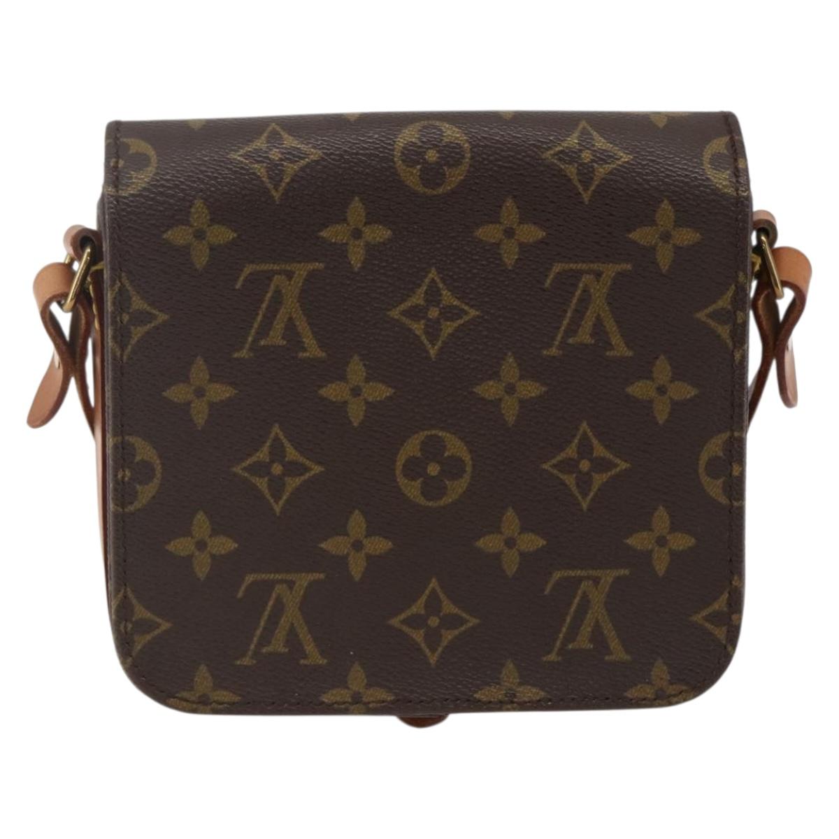LOUIS VUITTON Monogram Cartouchiere PM Shoulder Bag M51254 LV Auth ka2242