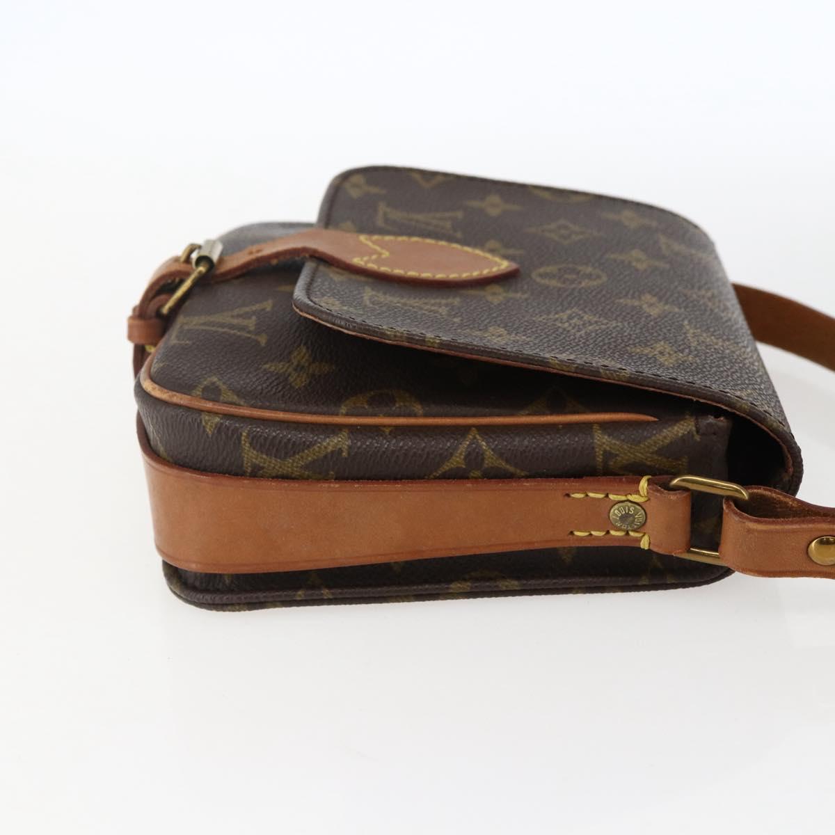 LOUIS VUITTON Monogram Cartouchiere PM Shoulder Bag M51254 LV Auth ka2242