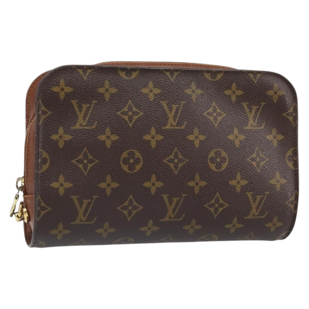 LOUIS VUITTON Monogram Orsay Clutch Bag M51790 LV Auth ka2247