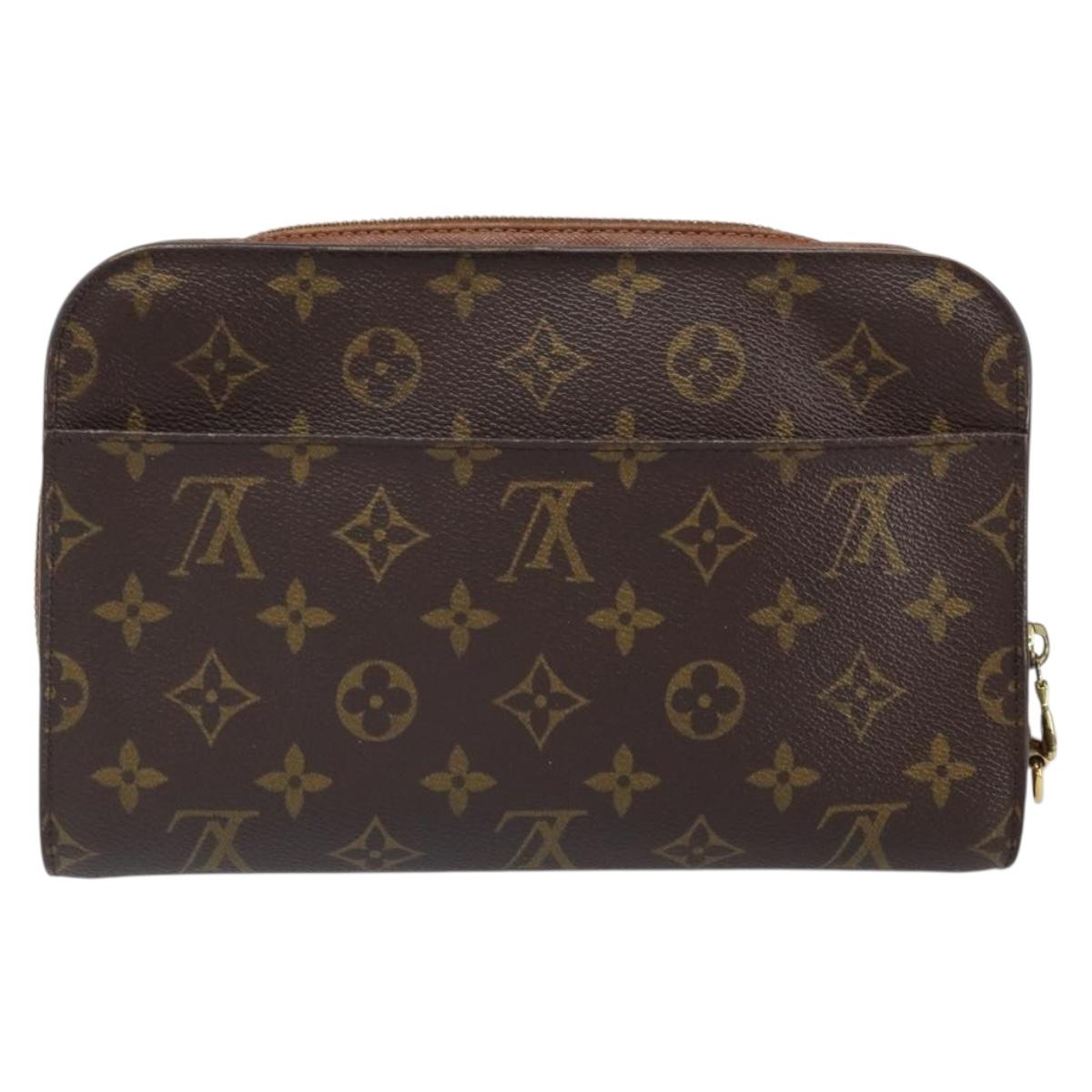 LOUIS VUITTON Monogram Orsay Clutch Bag M51790 LV Auth ka2247