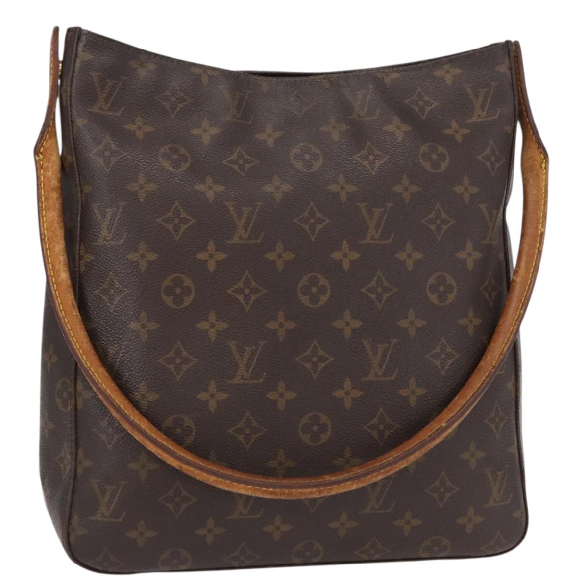 LOUIS VUITTON Monogram Looping GM Shoulder Bag M51145 LV Auth ka225