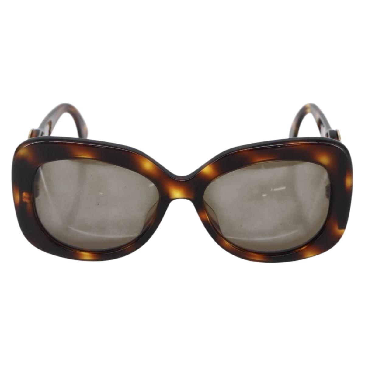 GUCCI Sunglasses plastic Brown Auth ka2268