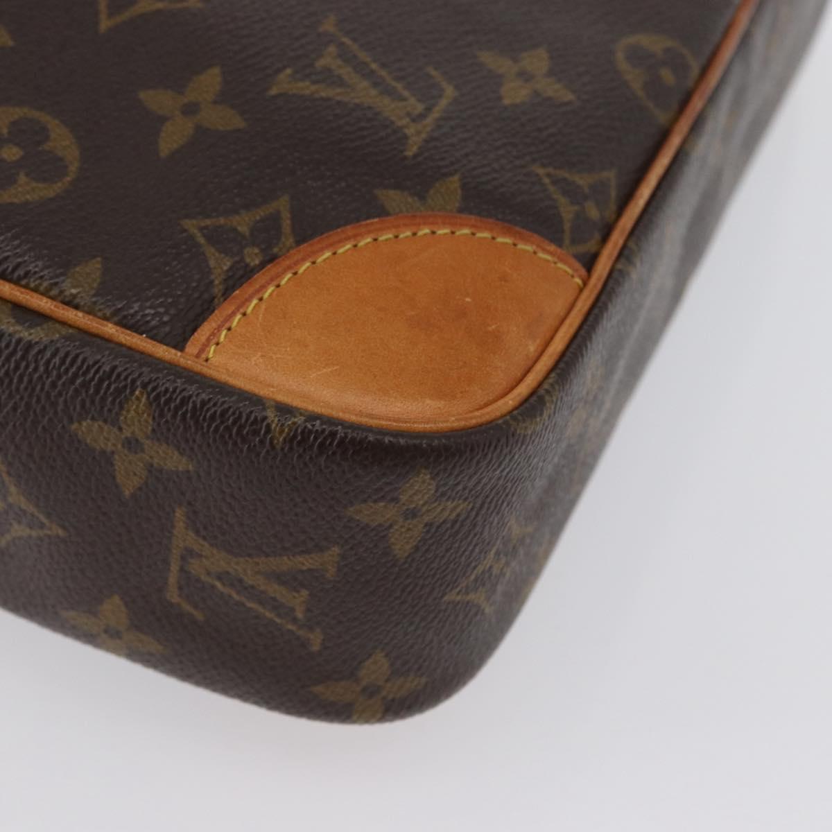 LOUIS VUITTON Monogram Compiegne 28 Clutch Bag M51845 LV Auth ka2272