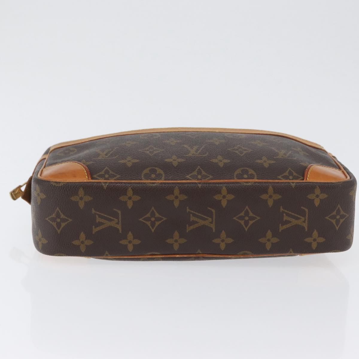 LOUIS VUITTON Monogram Compiegne 28 Clutch Bag M51845 LV Auth ka2272