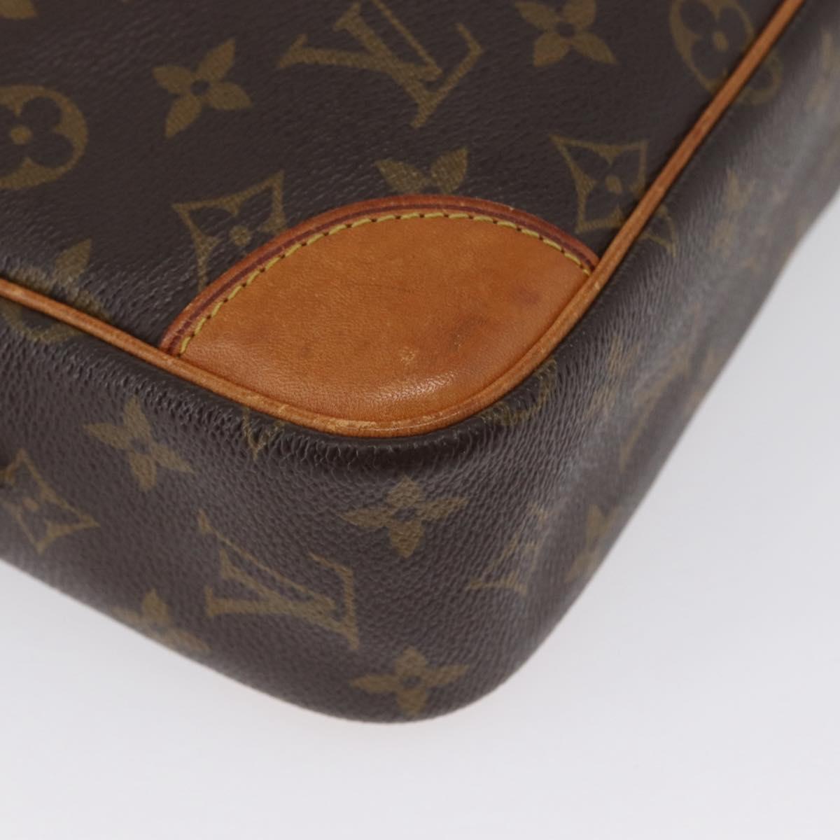 LOUIS VUITTON Monogram Compiegne 28 Clutch Bag M51845 LV Auth ka2272