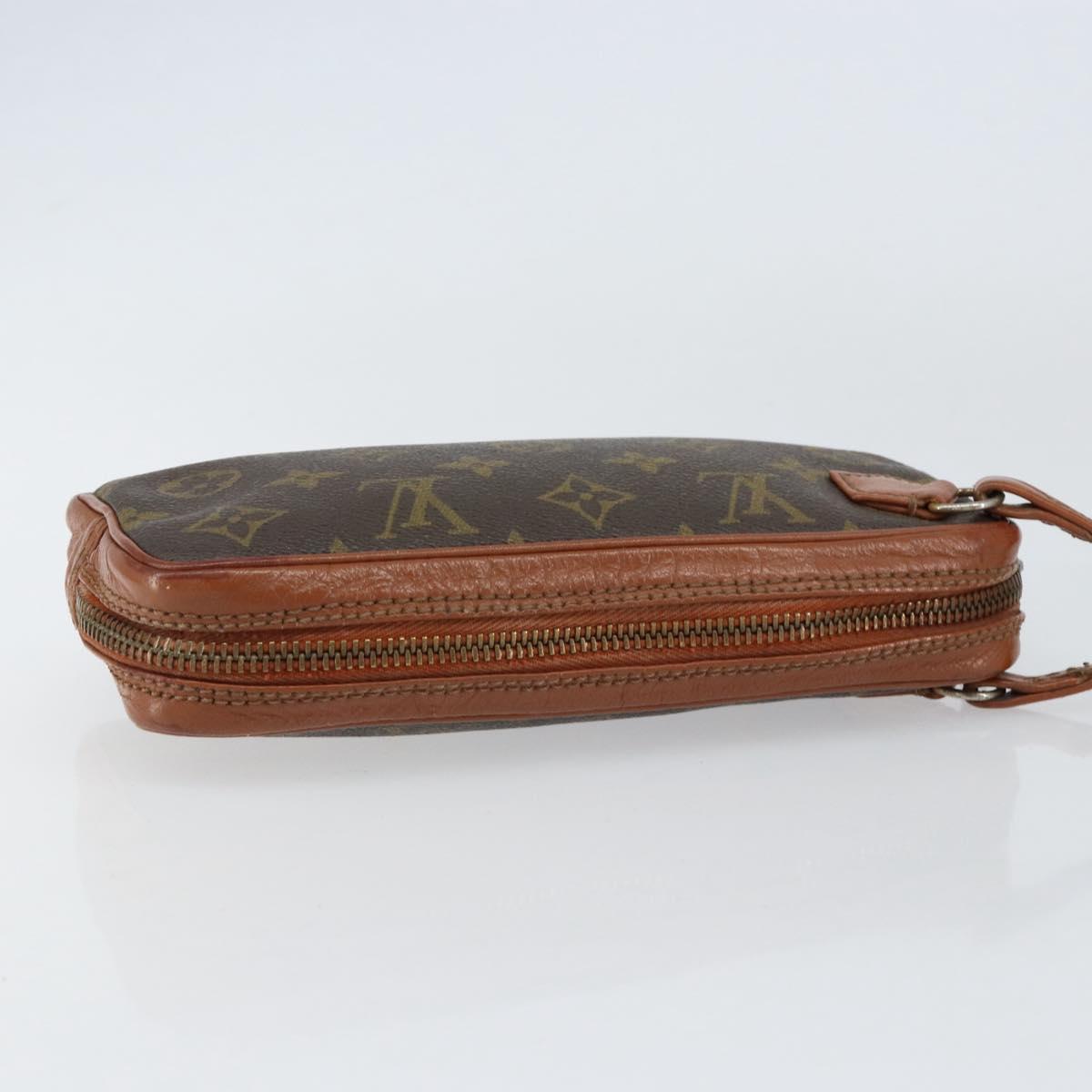 LOUIS VUITTON Monogram Pochette Sports Clutch Bag N0.183 LV Auth ka228