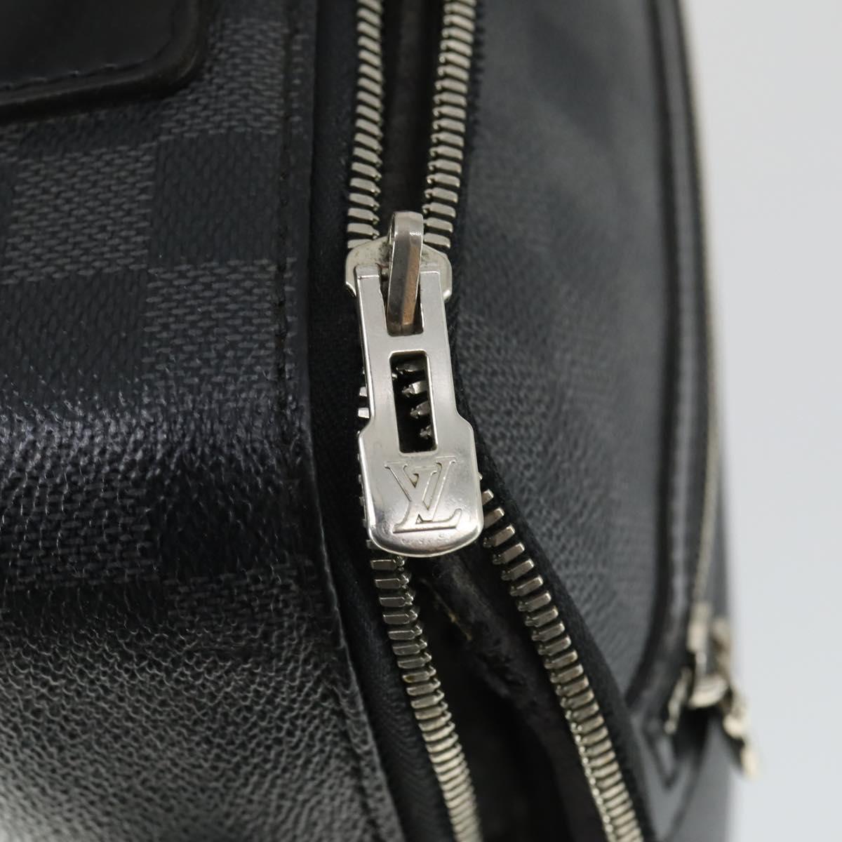 LOUIS VUITTON Damier Grafitte Steve Business Bag 2way N58030 LV Auth ka2281