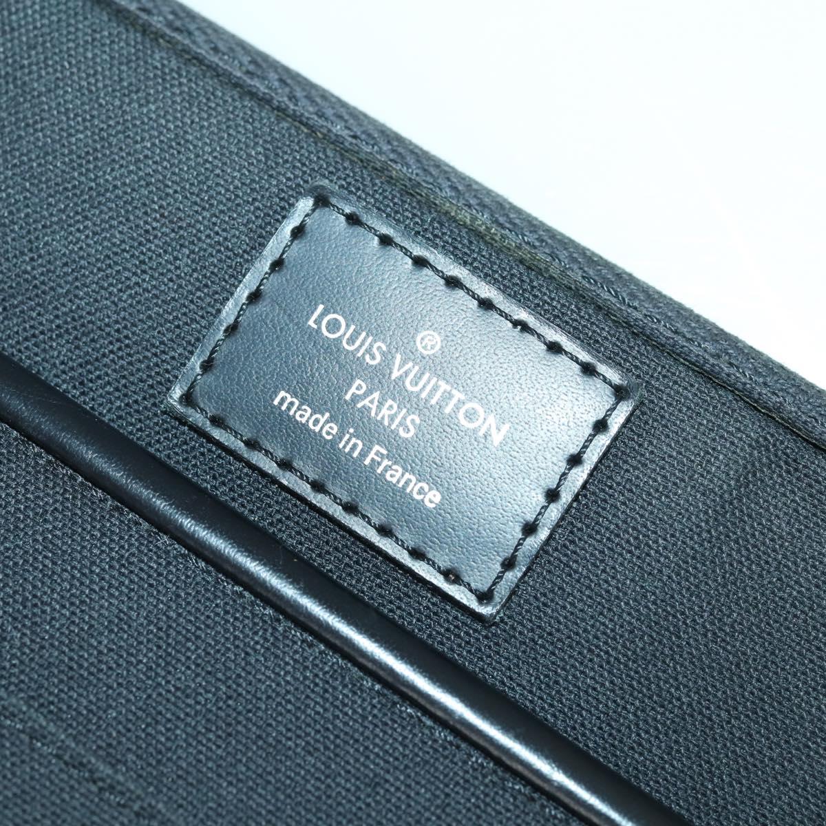 LOUIS VUITTON Damier Grafitte Steve Business Bag 2way N58030 LV Auth ka2281