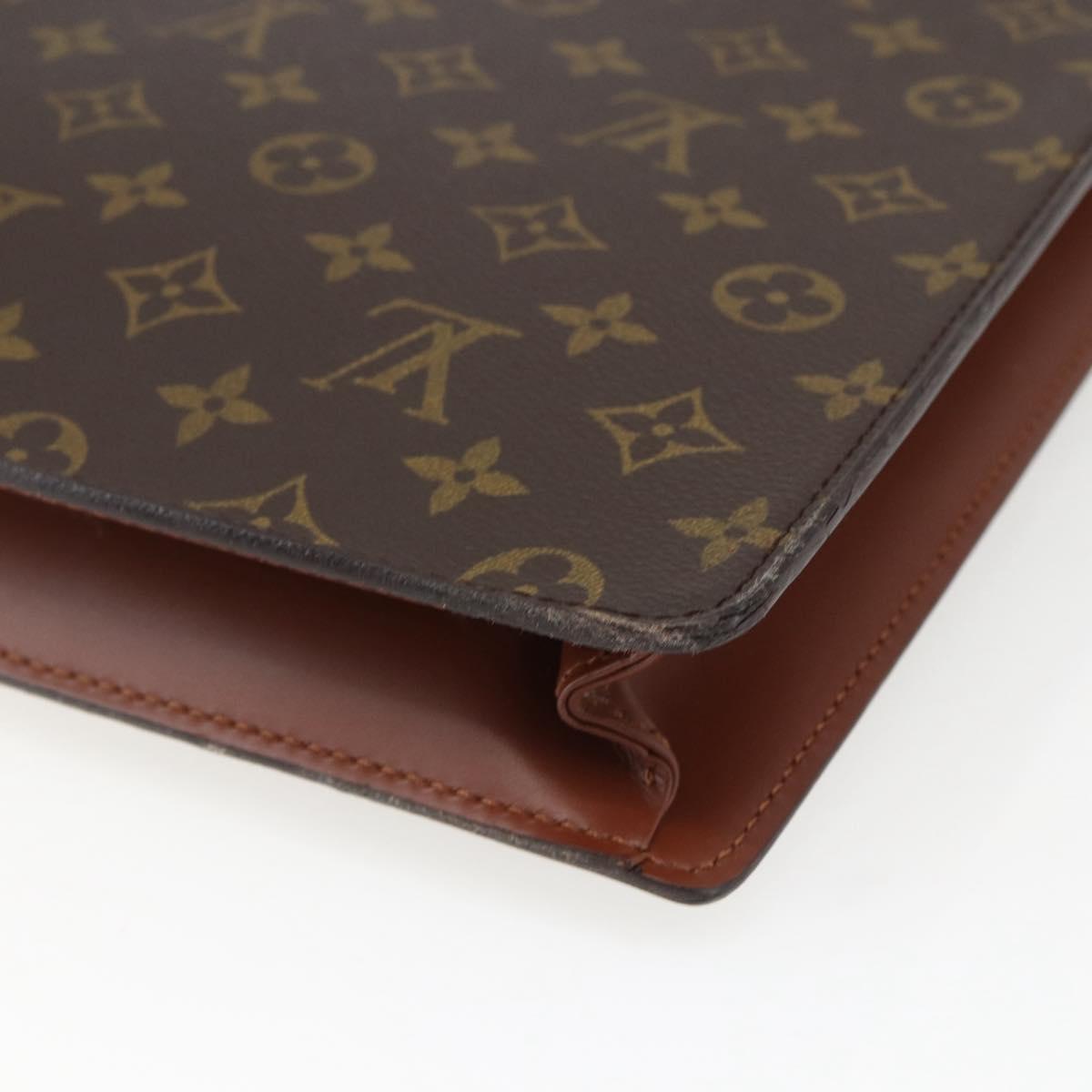 LOUIS VUITTON Monogram Porte Documents Bandouliere Bag M53338 LV Auth ka2282A