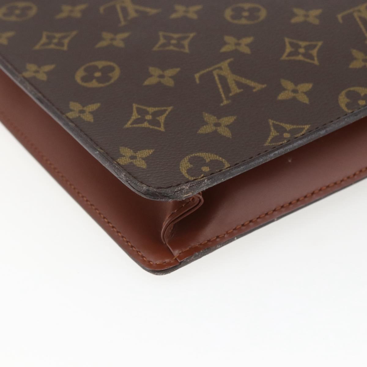LOUIS VUITTON Monogram Porte Documents Bandouliere Bag M53338 LV Auth ka2282A