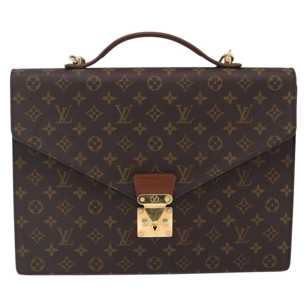 LOUIS VUITTON Monogram Porte Documents Bandouliere Bag M53338 LV Auth ka2282A
