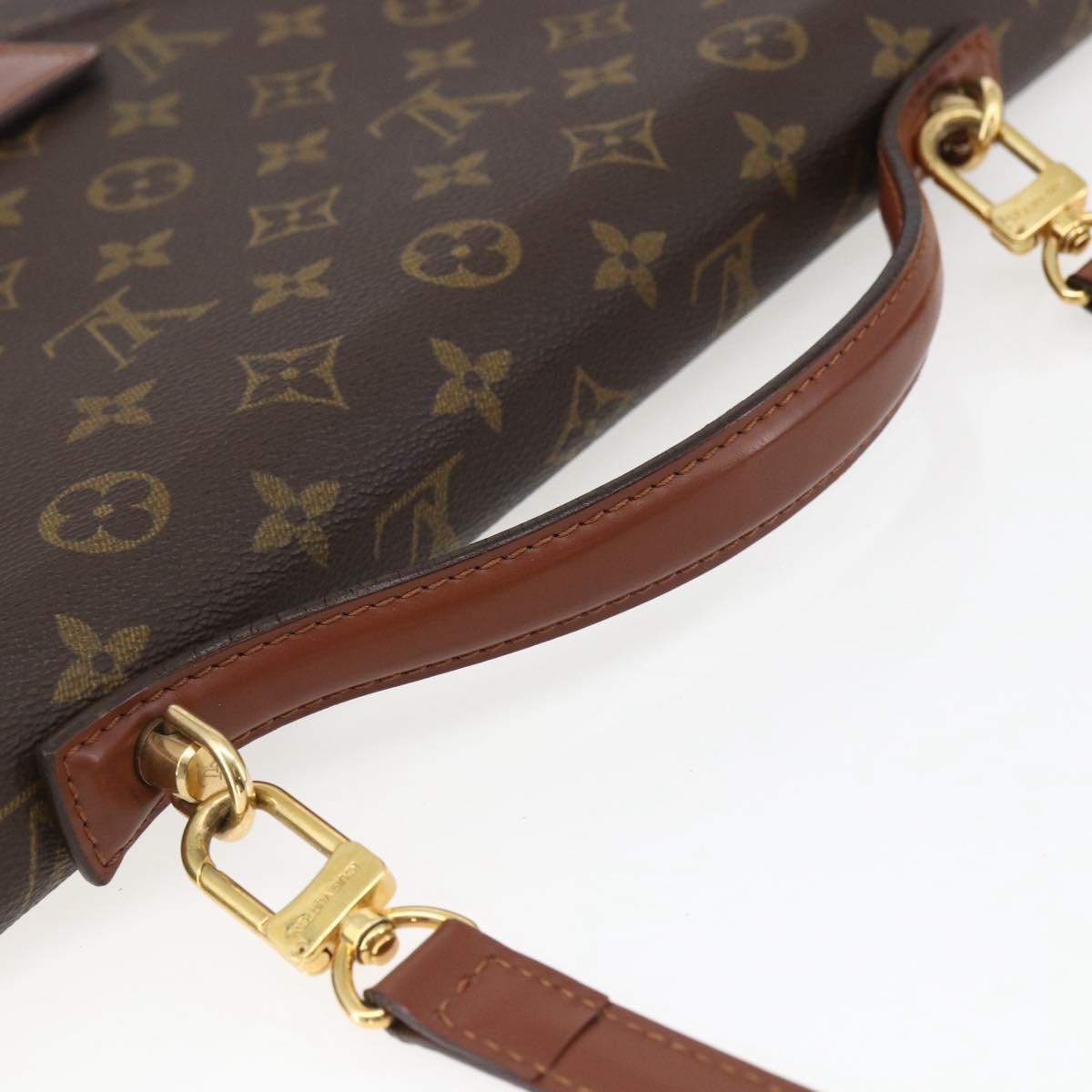 LOUIS VUITTON Monogram Porte Documents Bandouliere Bag M53338 LV Auth ka2282A