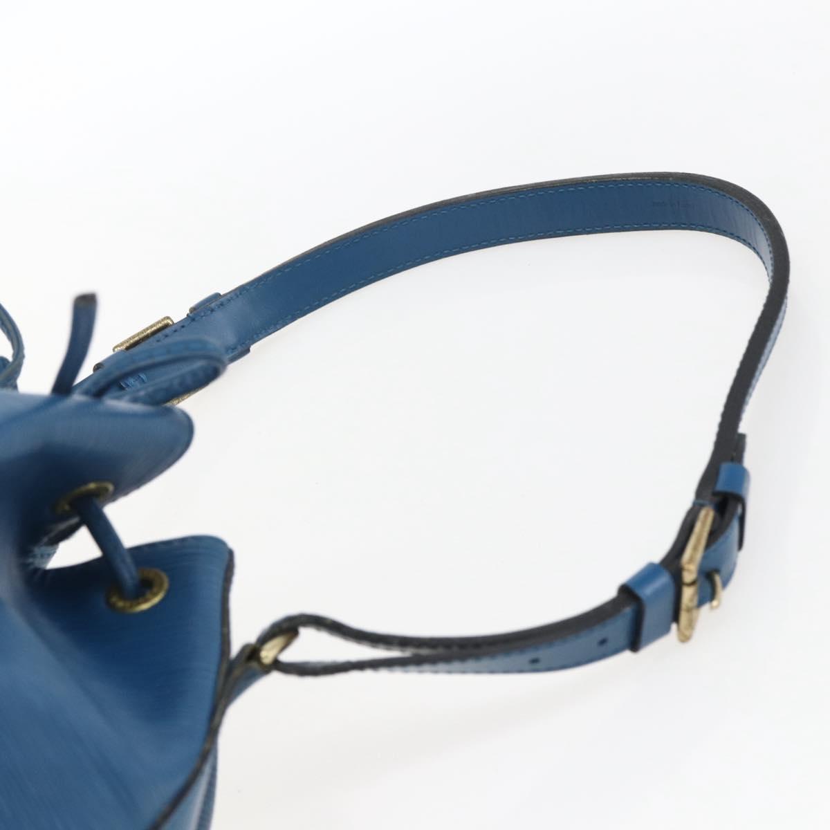 LOUIS VUITTON Epi Petit Noe Shoulder Bag Blue M44105 LV Auth ka2285