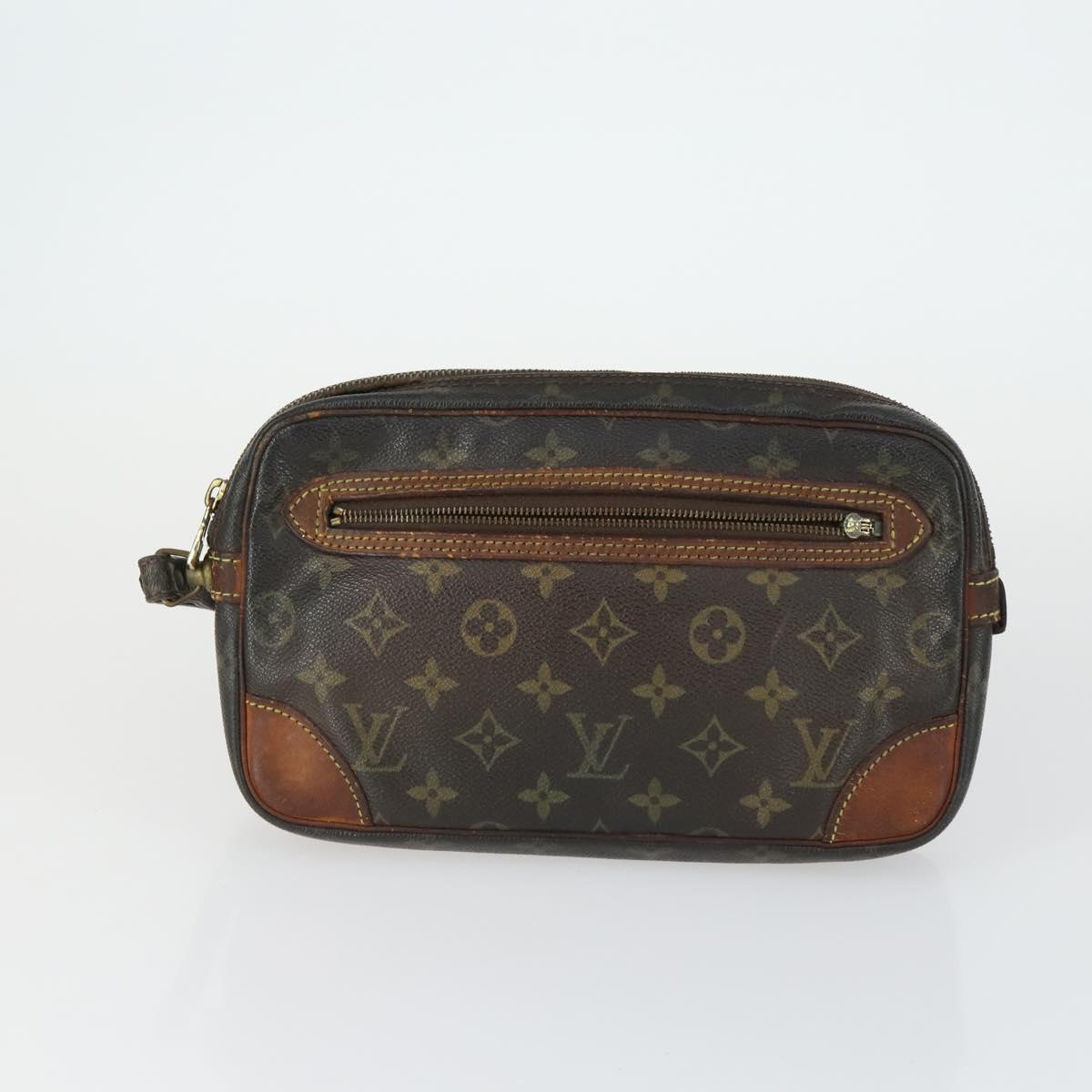 LOUIS VUITTON Monogram Clutch Bag 4 Set LV Auth ka2311