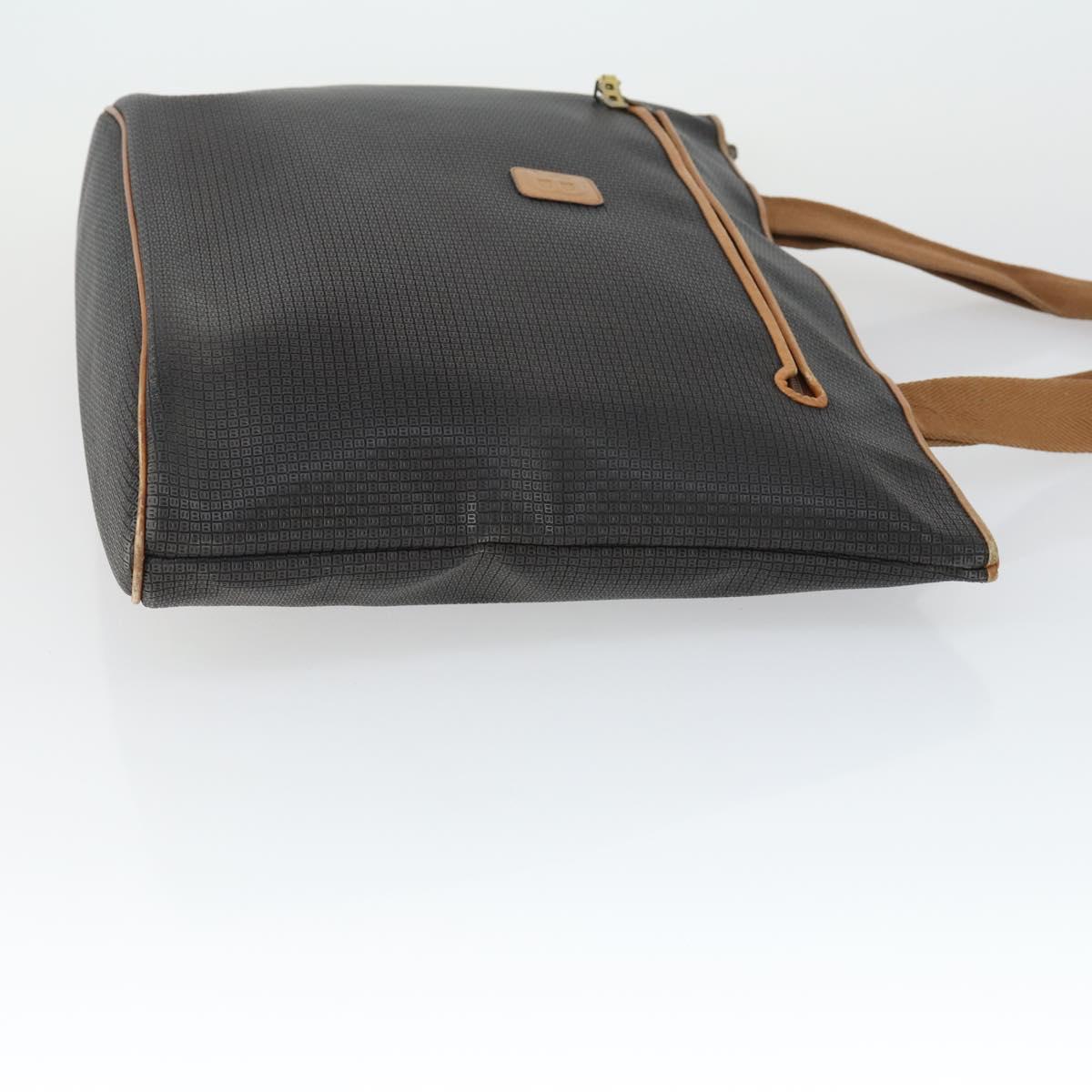 Burberrys BALLY Shoulder Bag Leather 2 Set Black Auth ka2315