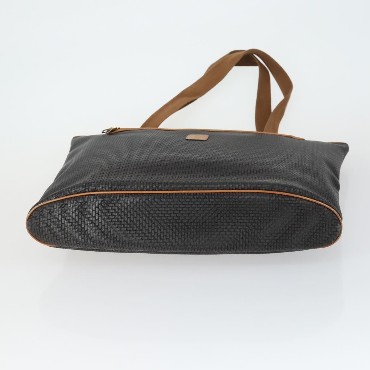 Burberrys BALLY Shoulder Bag Leather 2 Set Black Auth ka2315