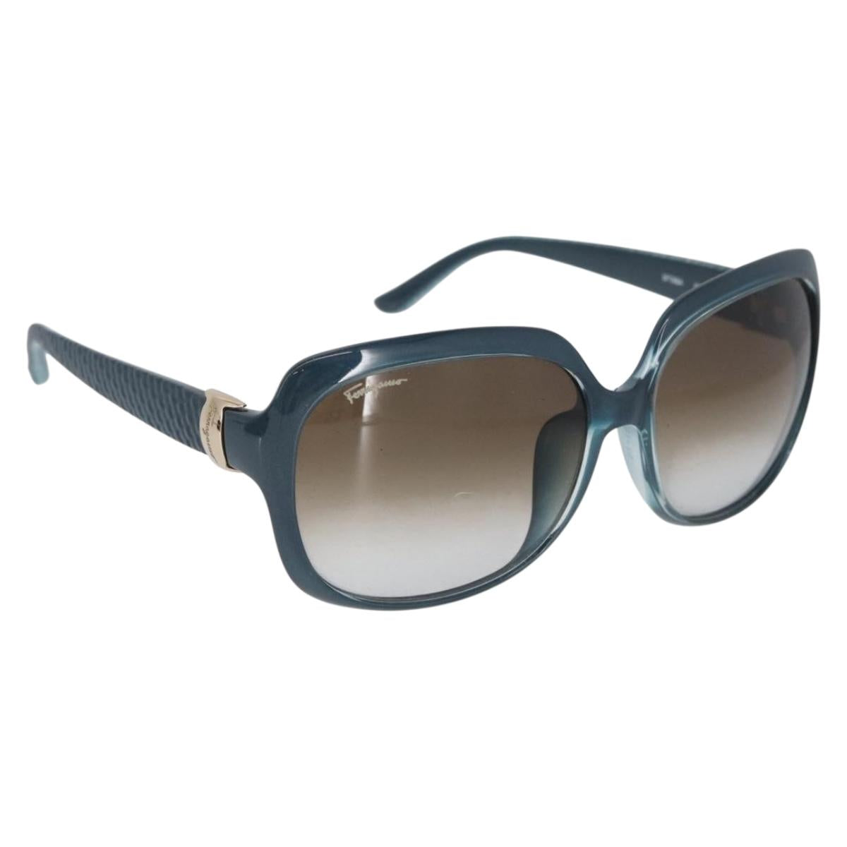 Salvatore Ferragamo Sunglasses plastic Blue Auth ka2316