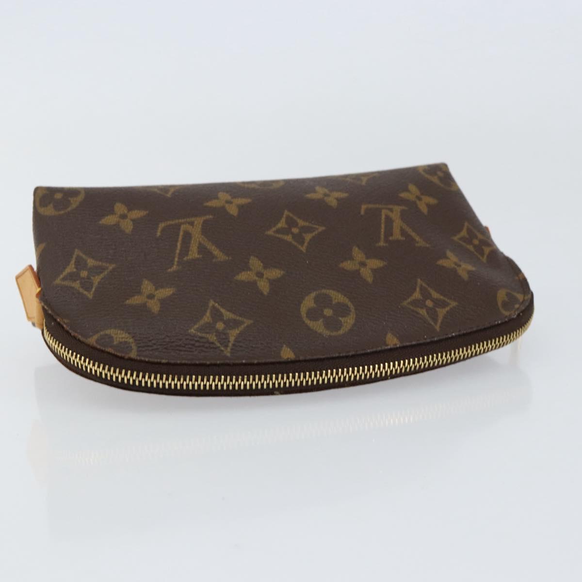 LOUIS VUITTON Monogram Pochette Cosmetic PM Cosmetic Pouch M47515 LV Auth ka232