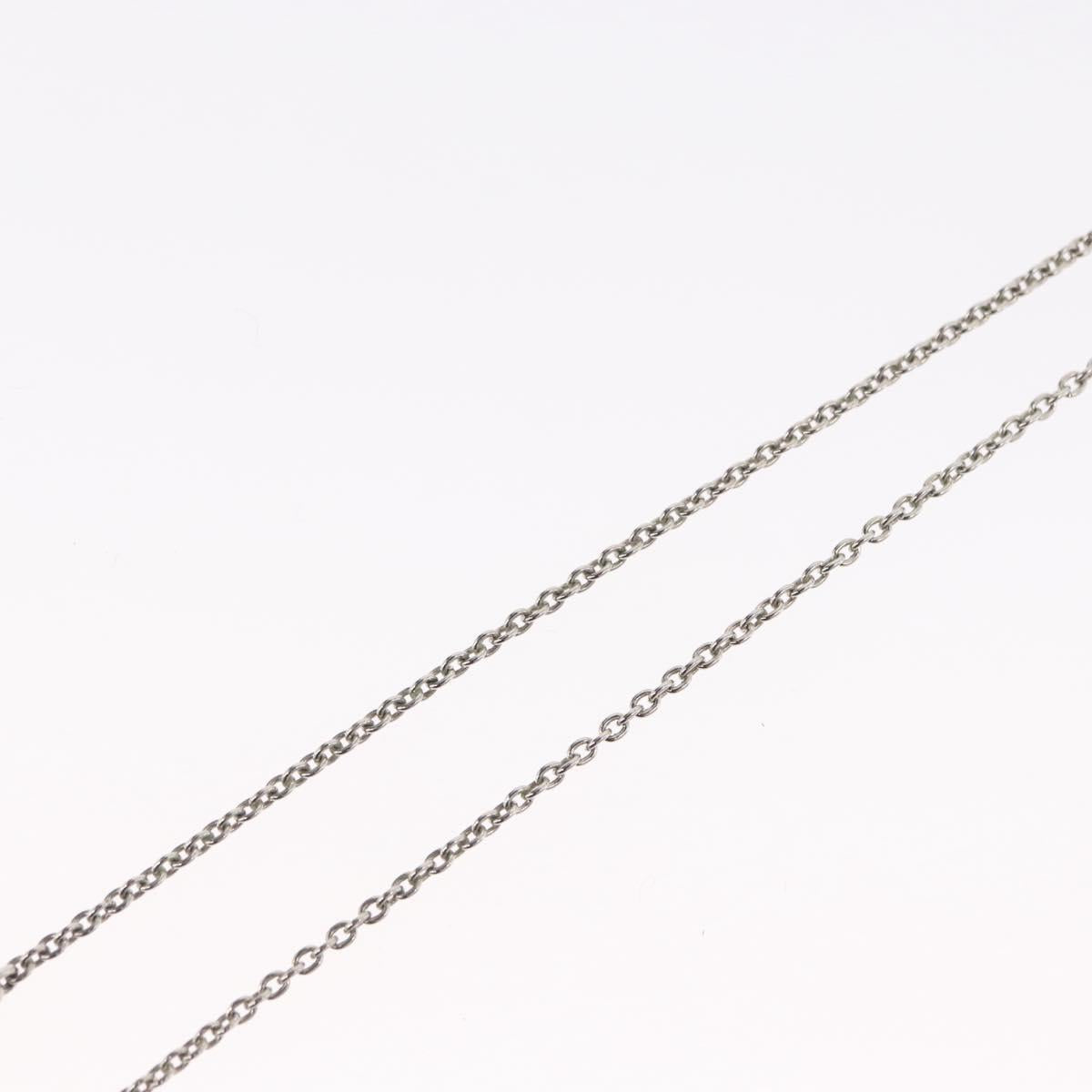 LOUIS VUITTON Essential V Necklace metal Pink M63182 LV Auth ka2321M
