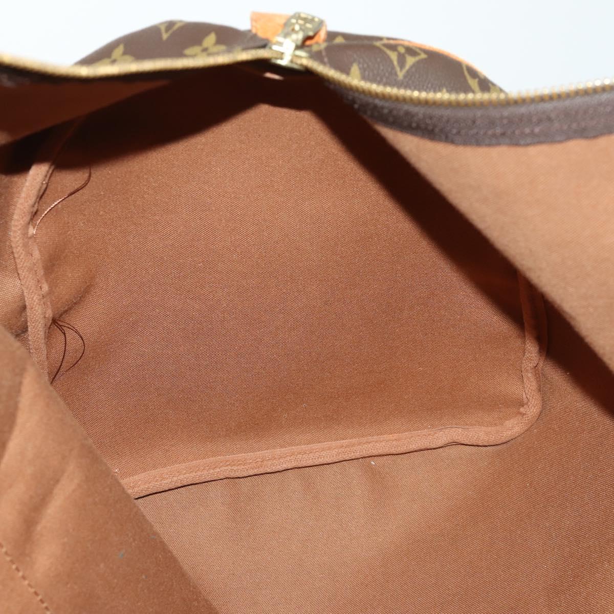 LOUIS VUITTON Monogram Keepall 55 Boston Bag M41424 LV Auth ka2325