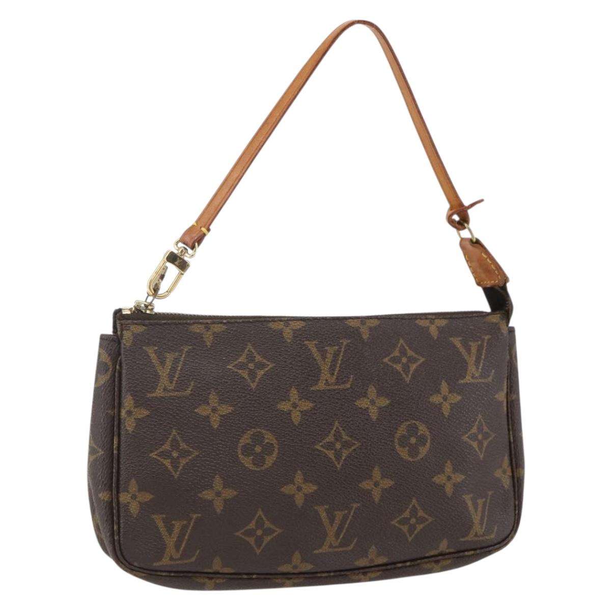 LOUIS VUITTON Monogram Pochette Accessoires Pouch M51980 LV Auth ka2338A