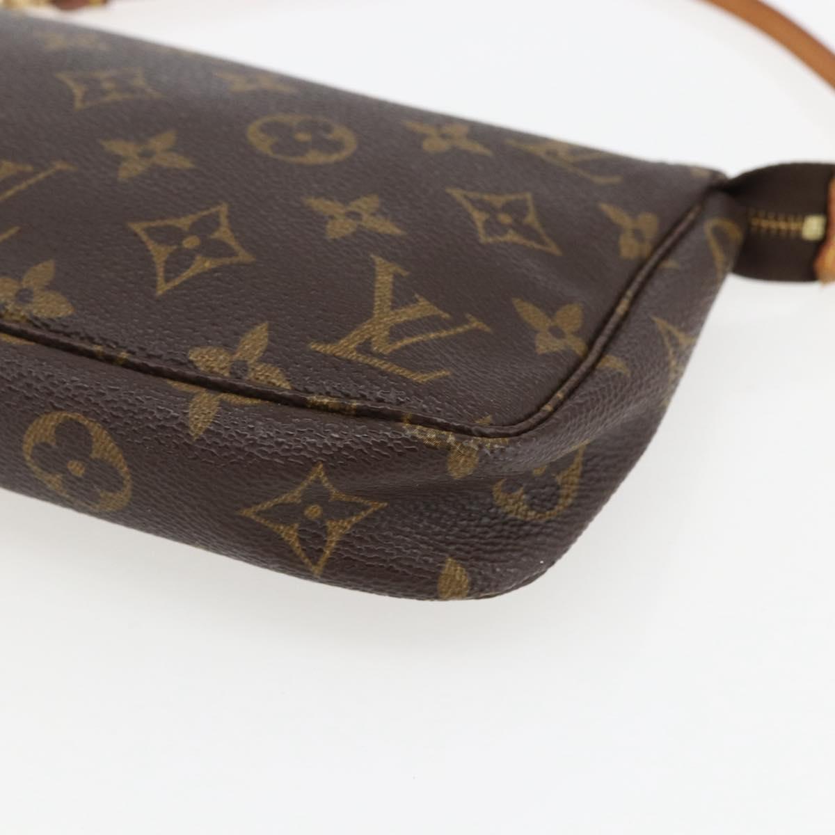 LOUIS VUITTON Monogram Pochette Accessoires Pouch M51980 LV Auth ka2338A