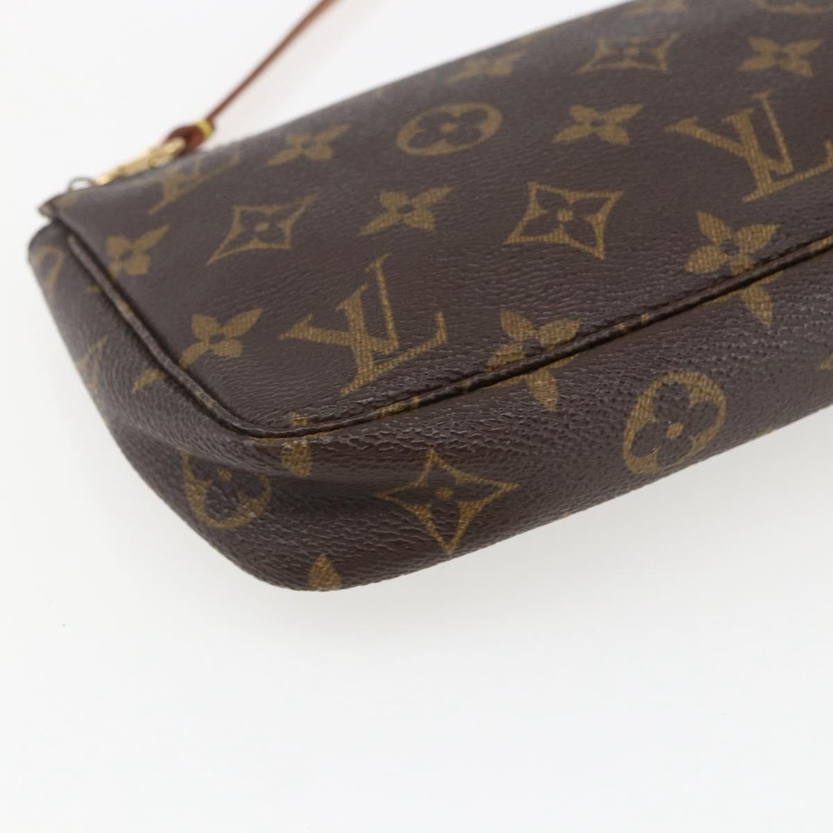 LOUIS VUITTON Monogram Pochette Accessoires Pouch M51980 LV Auth ka2338A