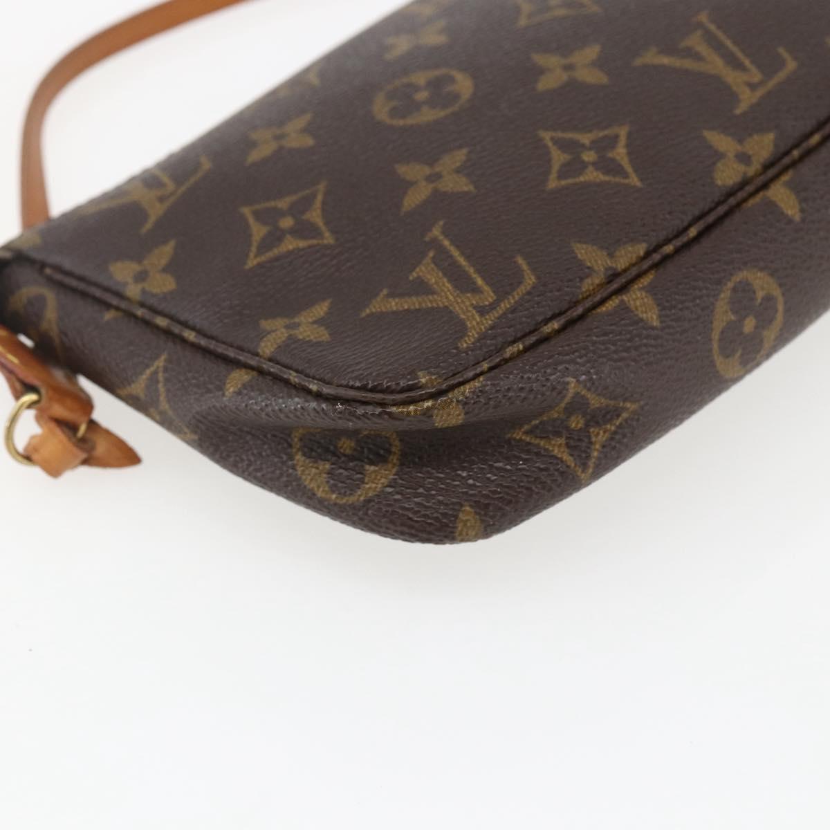 LOUIS VUITTON Monogram Pochette Accessoires Pouch M51980 LV Auth ka2338A