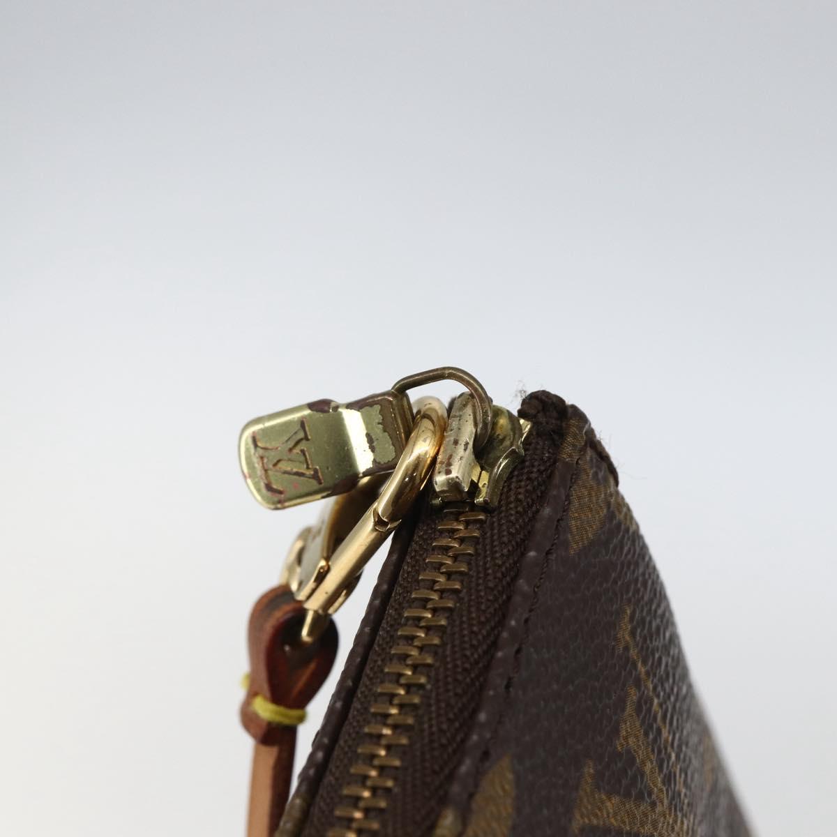 LOUIS VUITTON Monogram Pochette Accessoires Pouch M51980 LV Auth ka2338A