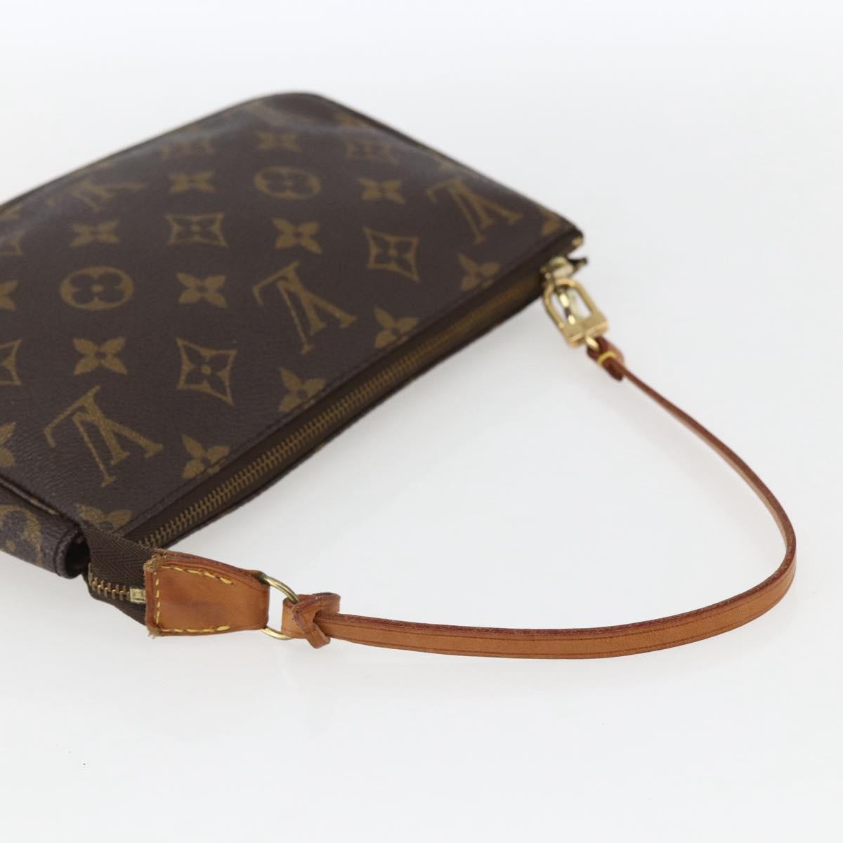 LOUIS VUITTON Monogram Pochette Accessoires Pouch M51980 LV Auth ka2338A